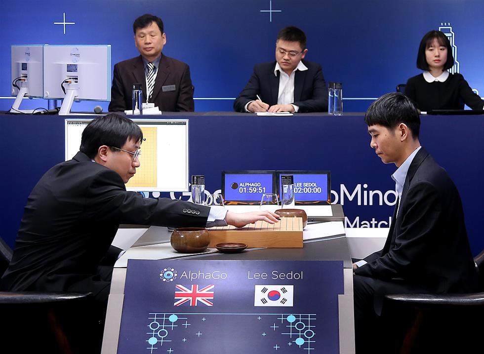 围棋人机大战李世石再负alphago 连输两局