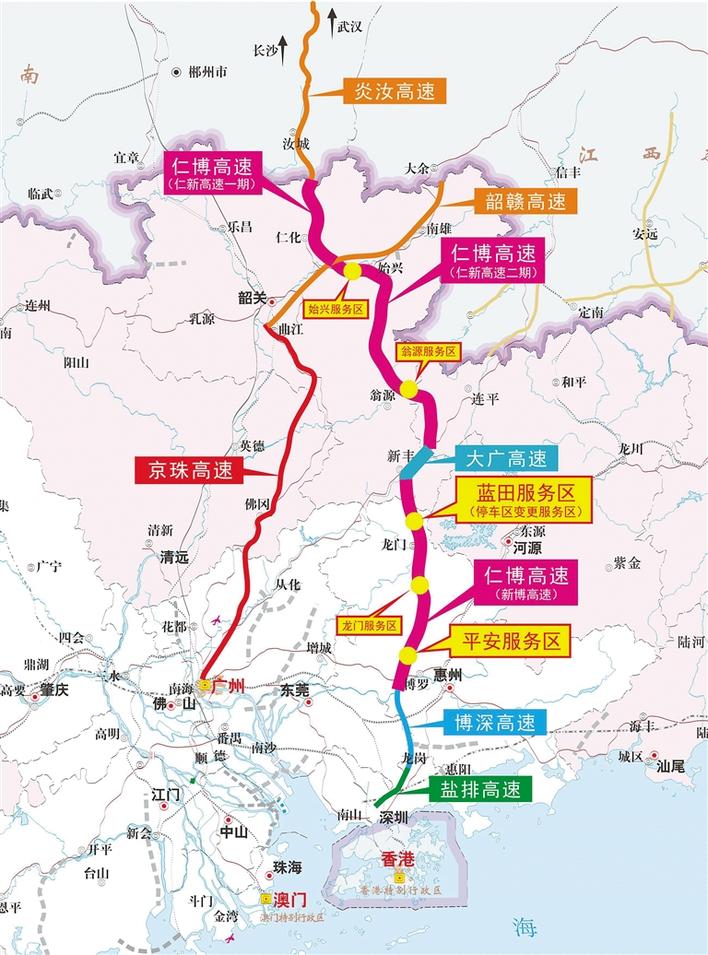 武深高速,汕昆高速广东段今天通车!元旦假期深圳加开