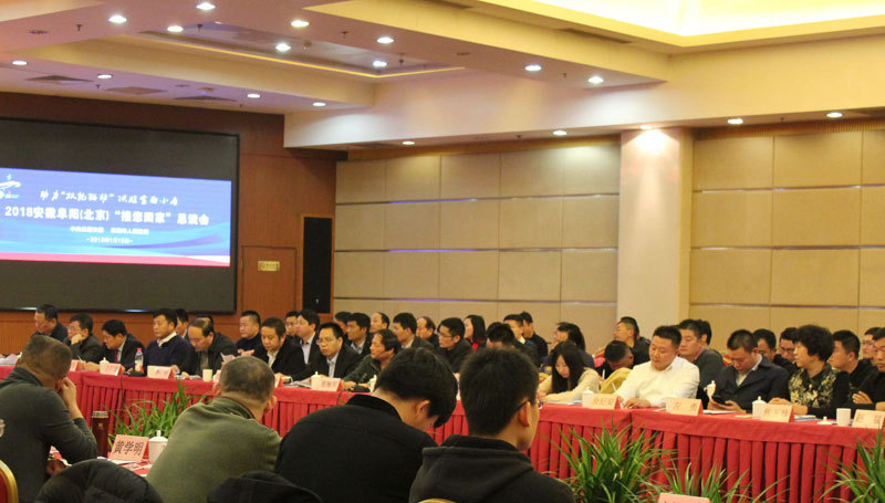 2018安徽阜阳(北京)接您回家恳谈会在京举行