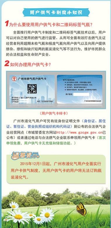 "燃气安全"系列宣传之四用户供气卡小常识