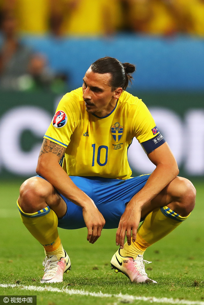 瑞典出局伊布落寞告别 欧洲杯再无黄袍国王