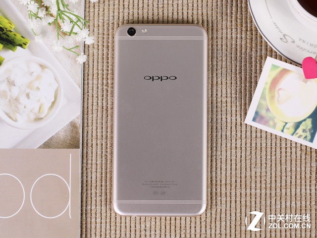oppo r9s背面